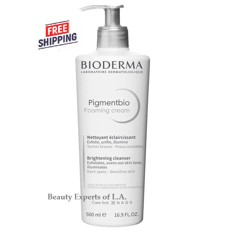 Bioderma Pigmentbio Foaming Cream 500ml - Hyperpigmentation Skin Cleansing
