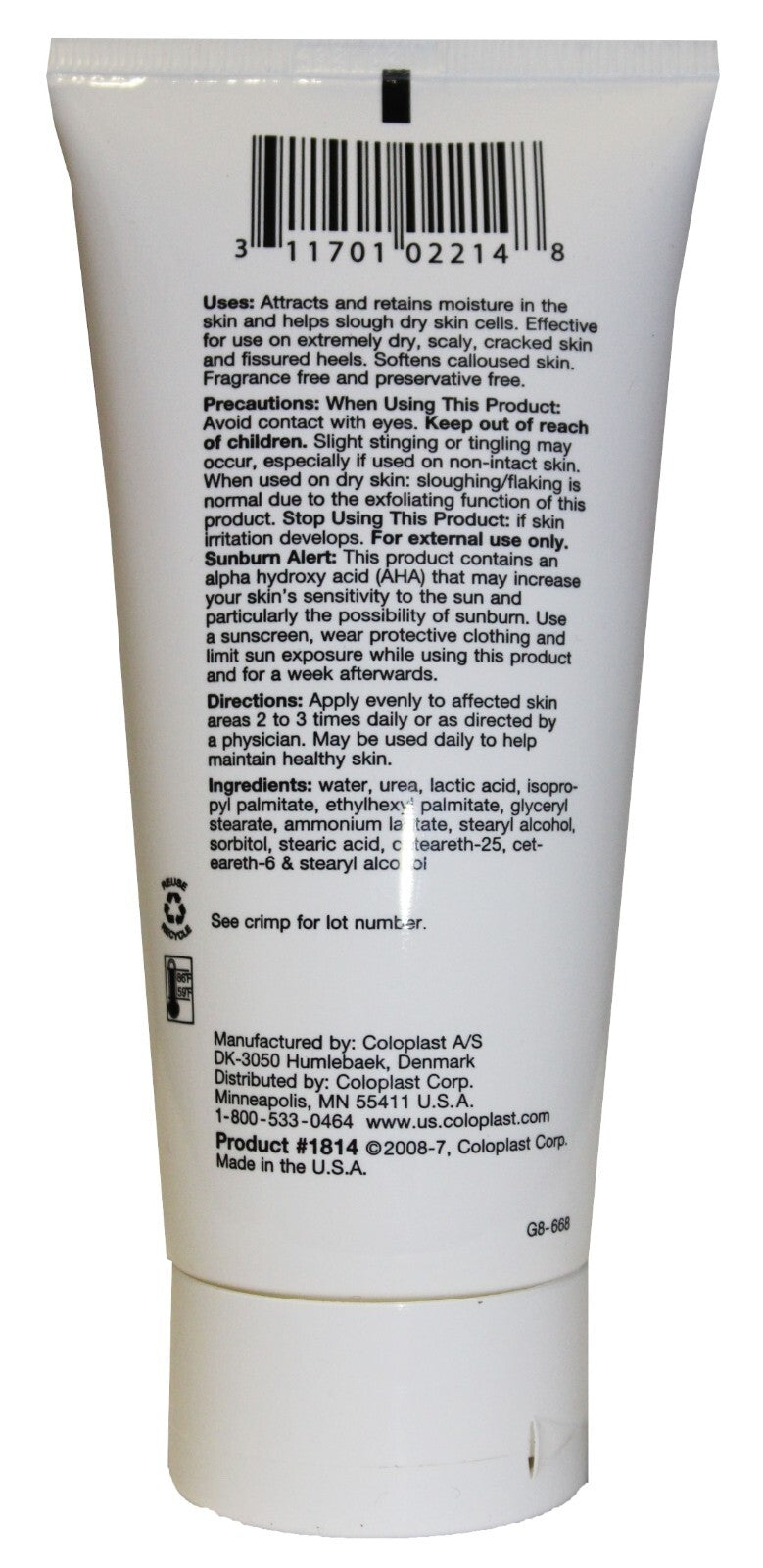 Coloplast Atrac-Tain Moisturizing Cream 5oz