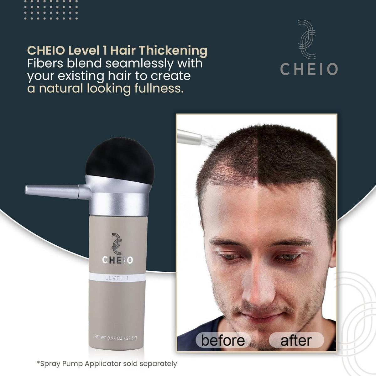 Hair Thickening Fibers - Black - 27.5g