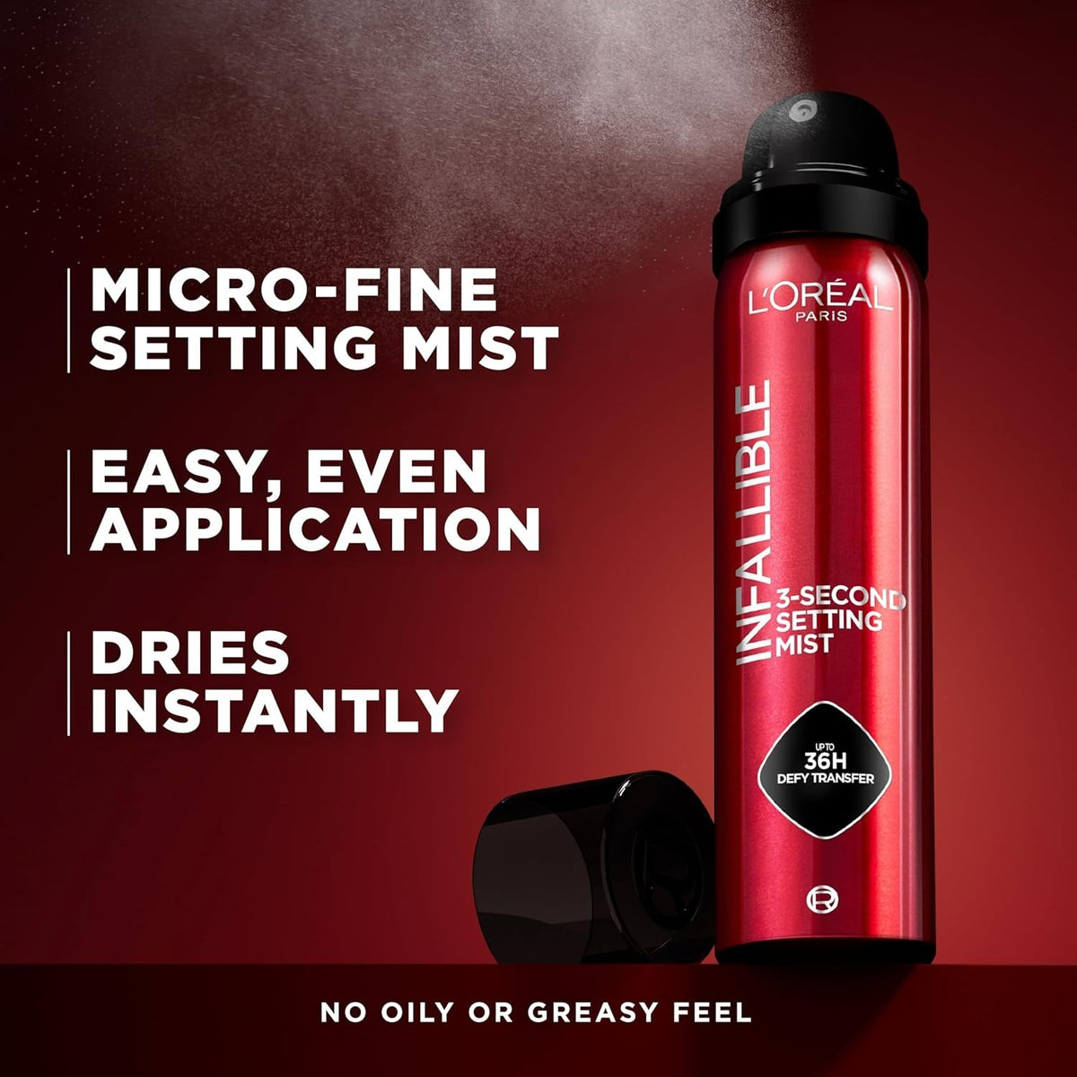 Makeup Setting Spray - Long-Lasting Microfine Mist for 36H Wear