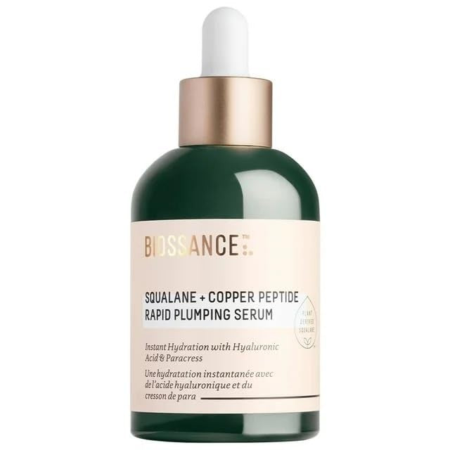 Hydrating Copper Peptide Face Serum 1.69 oz - Fast Plumping & Collagen Boosting