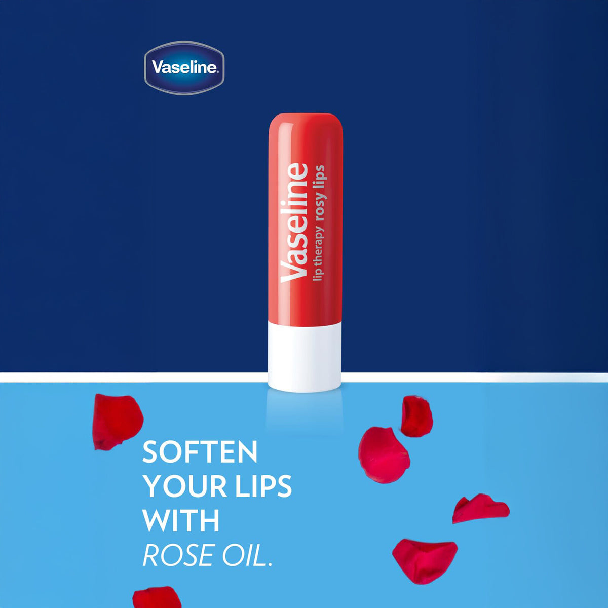 2 Pack Rosy Lip Balm with Petroleum Jelly - Moisturizing Pink Tinted Lip Therapy
