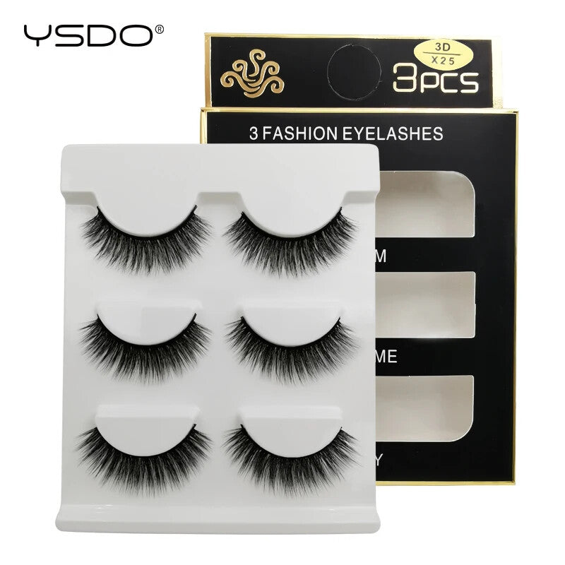Wholesale 30 Pairs False Eyelashes Natural 3D Faux Cils Cruelty-Free Reusable