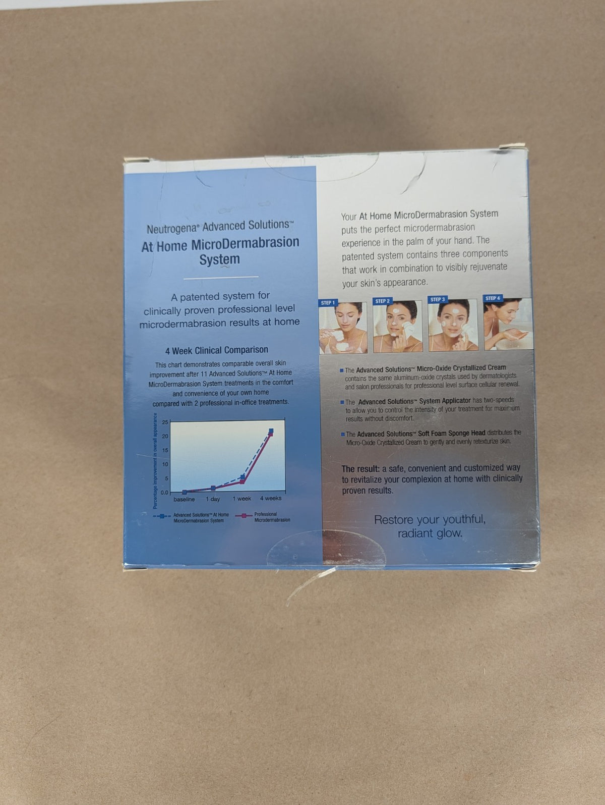 Neutrogena Micro Dermabrasion System - At Home Exfoliation Device with New Battery