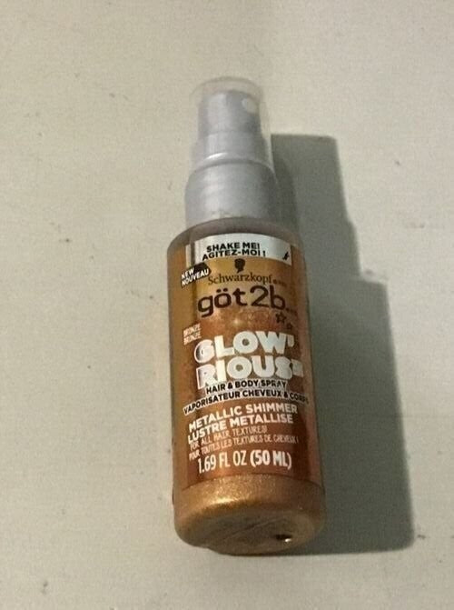 Metallic Shimmer Hair & Body Glitter Spray 1.69 oz