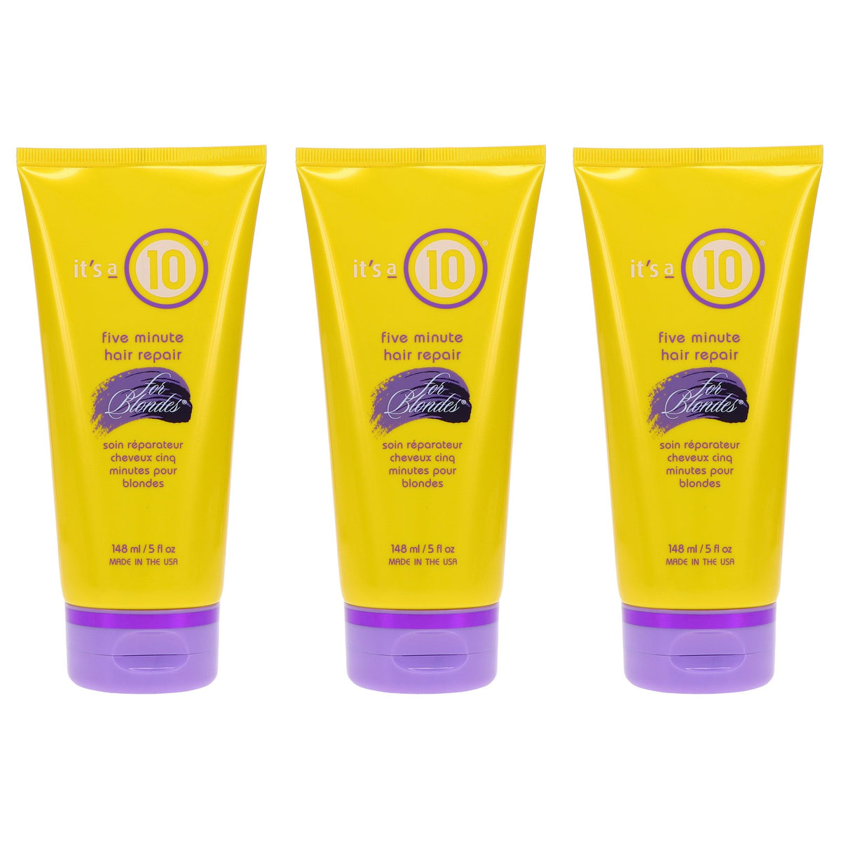 It's a 10 Miracle Blonde 5-Minute Repair Hair Treatment 3 Pack - 5 oz