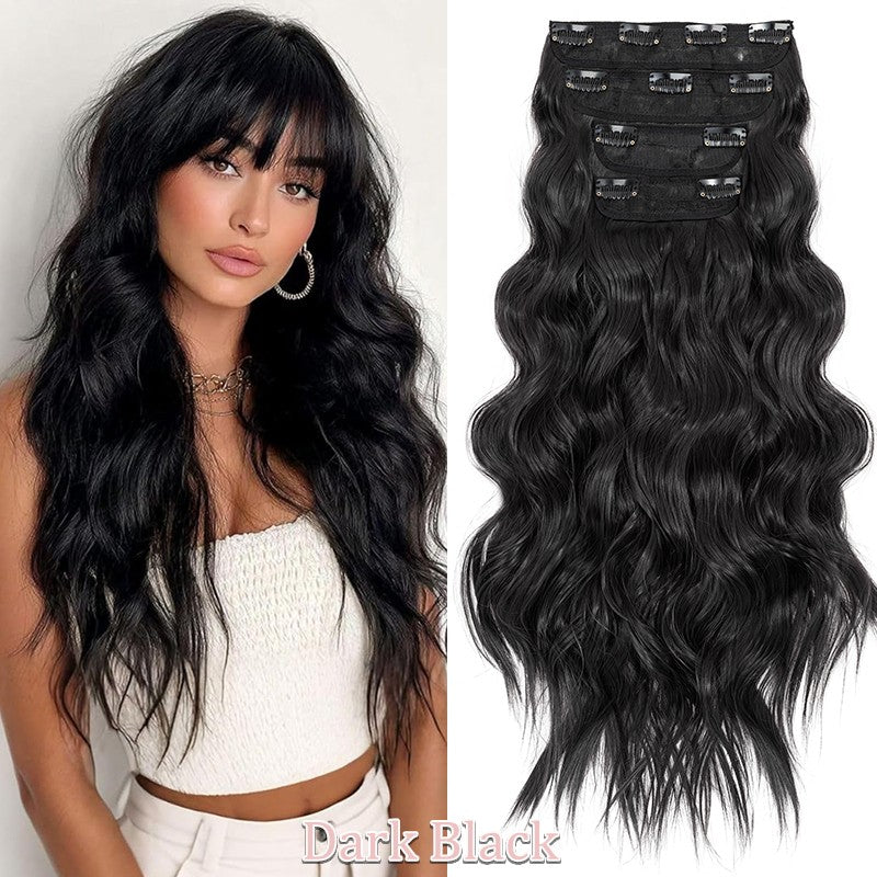 Double Weft Clip-In Human Hair Extensions Full Head - Multiple Colors & Lengths