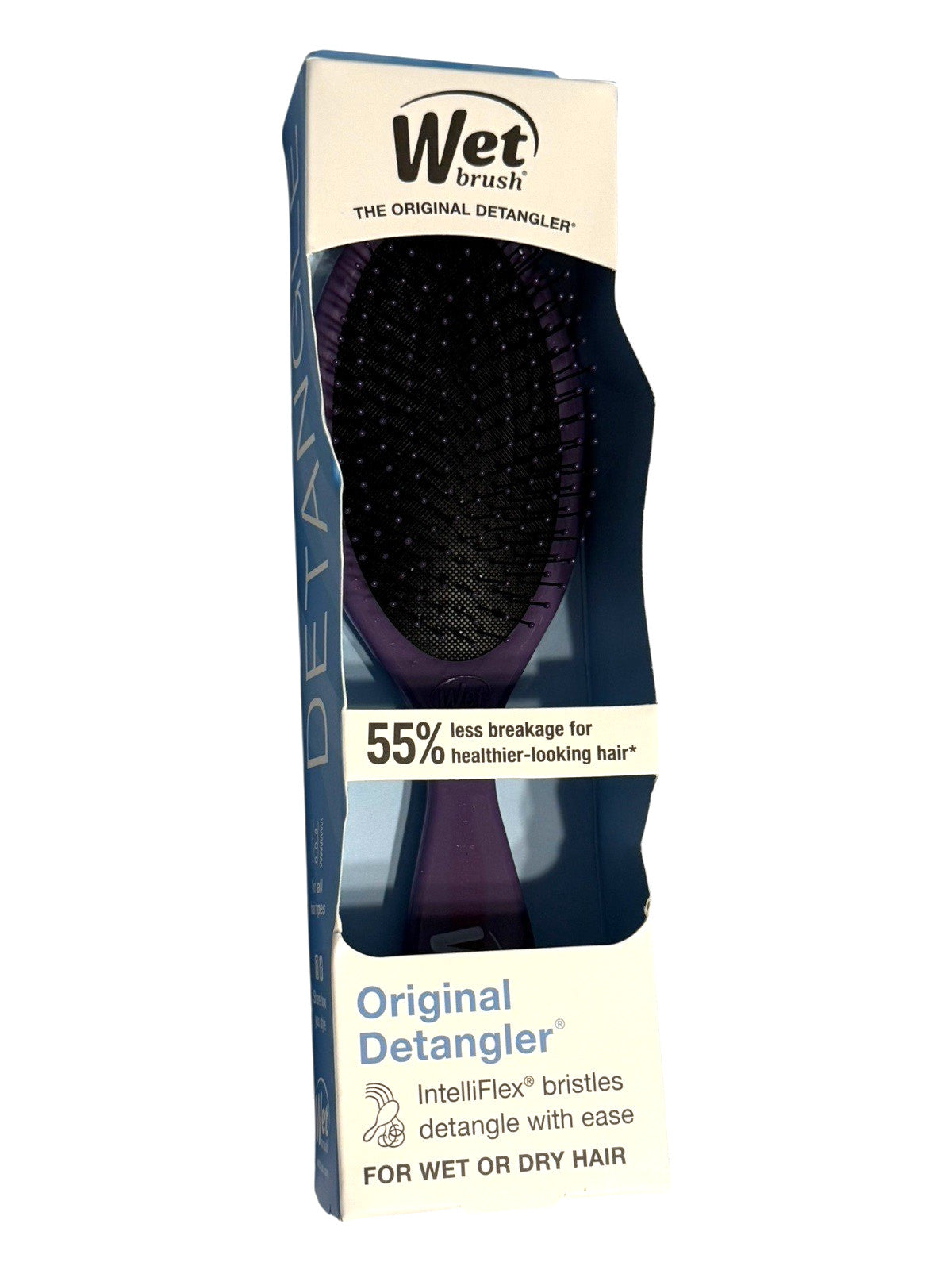 Wet Brush Original Detangler Hair Brush - Purple for Wet or Dry Hair
