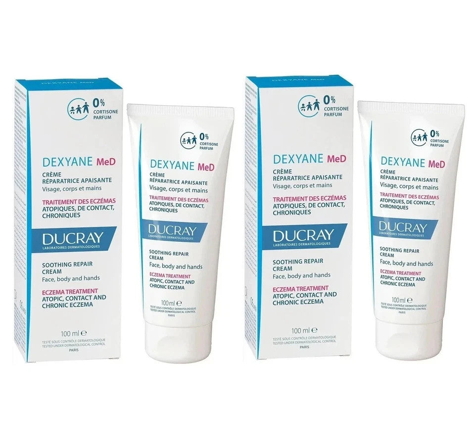Ducray Dexyane MeD Soothing Repair Cream 100ml – 2 Pack
