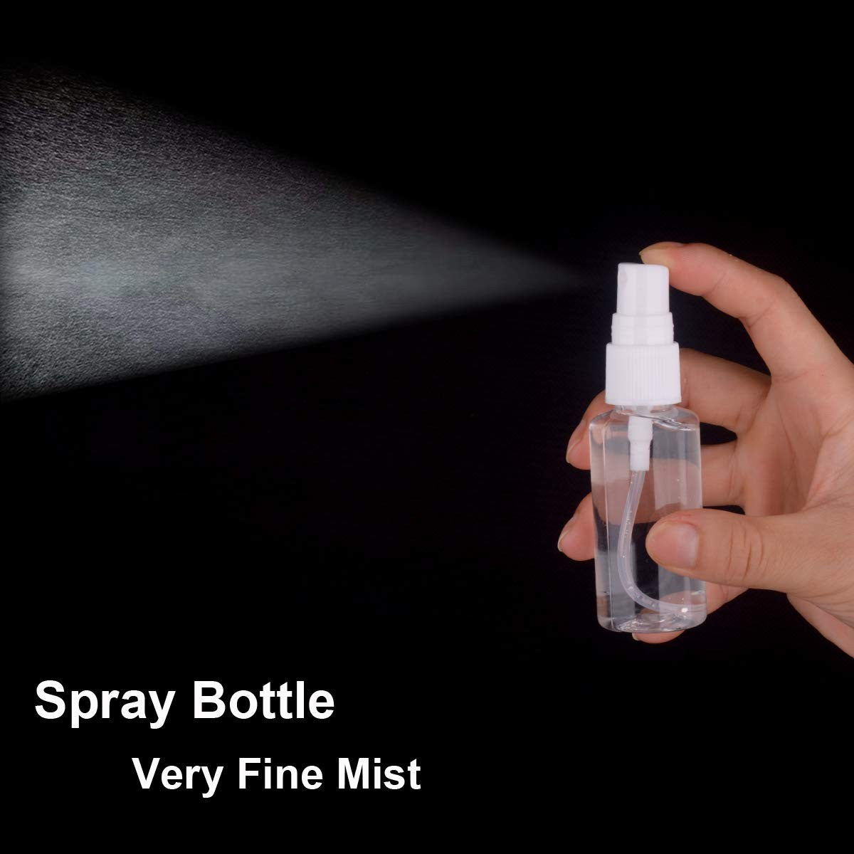 Travel Mini Spray Bottles 1oz/30ml Fine Mist Refillable Plastic Set