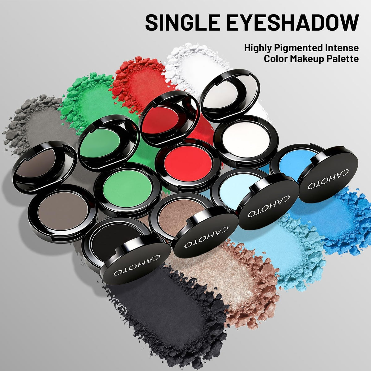 Light Blue Matte Eyeshadow Single - Highly Pigmented & Blendable, 1.1oz