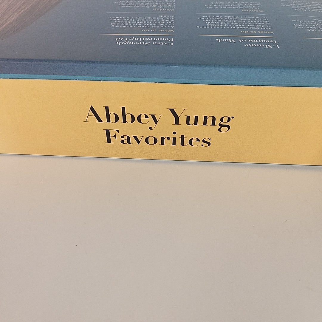 OGX Abbey Yung Hair Care Gift Set - Full Size Heat Protect Spray Mask Oil