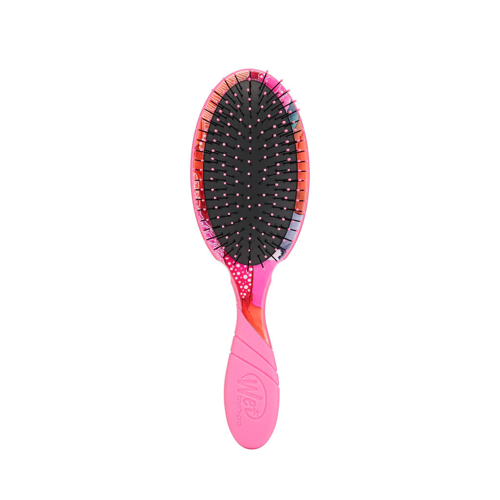 Wet Brush Detangler - Zen Garden Pink Hair Brush for Wet & Dry Hair