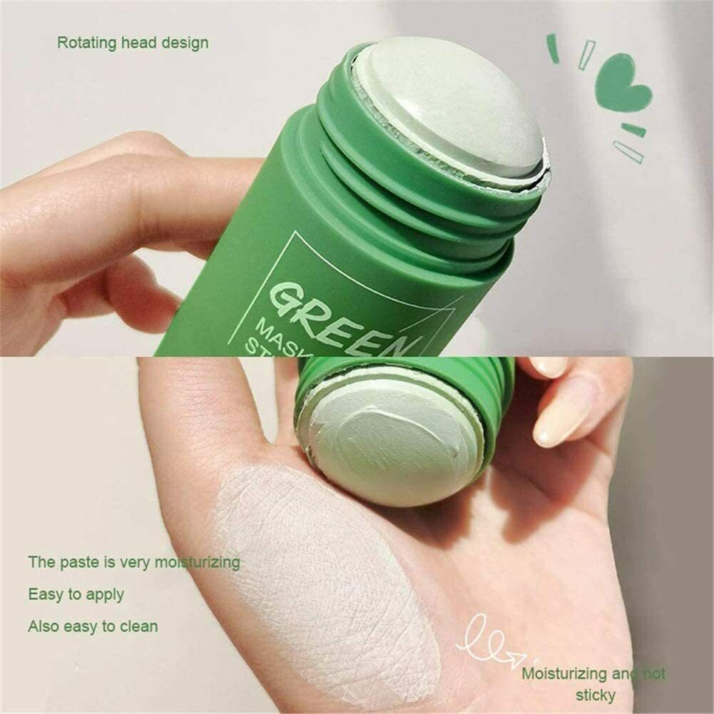 Green Tea Clay Cleansing Stick - 4pcs Facial Mask Set