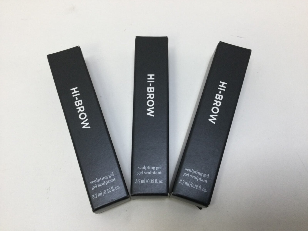 Eyebrow Gel Sculpting Medium Brown Waterproof & Smudge-Proof - Set of 3