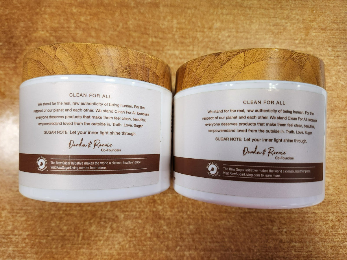 2 Pack: Raw Sugar Daily Micro Salt Polish - Santal + Caffeine, 15 oz