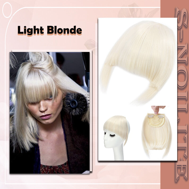 French Style Clip-In Bangs Hair Extensions - 11 Inches Natural Look