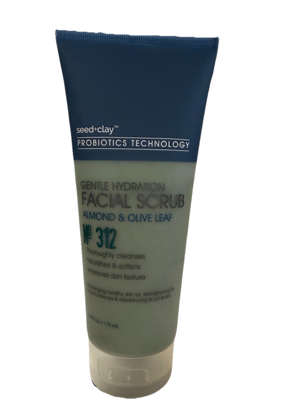 Seed+Clay Probiotics Gentle Hydration Facial Scrub Almond & Olive