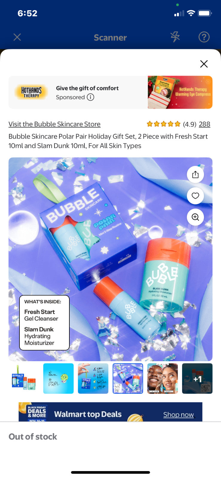 Skin Care Gift Set - Hydrating Moisturizer & Gel Cleanser with Lavender