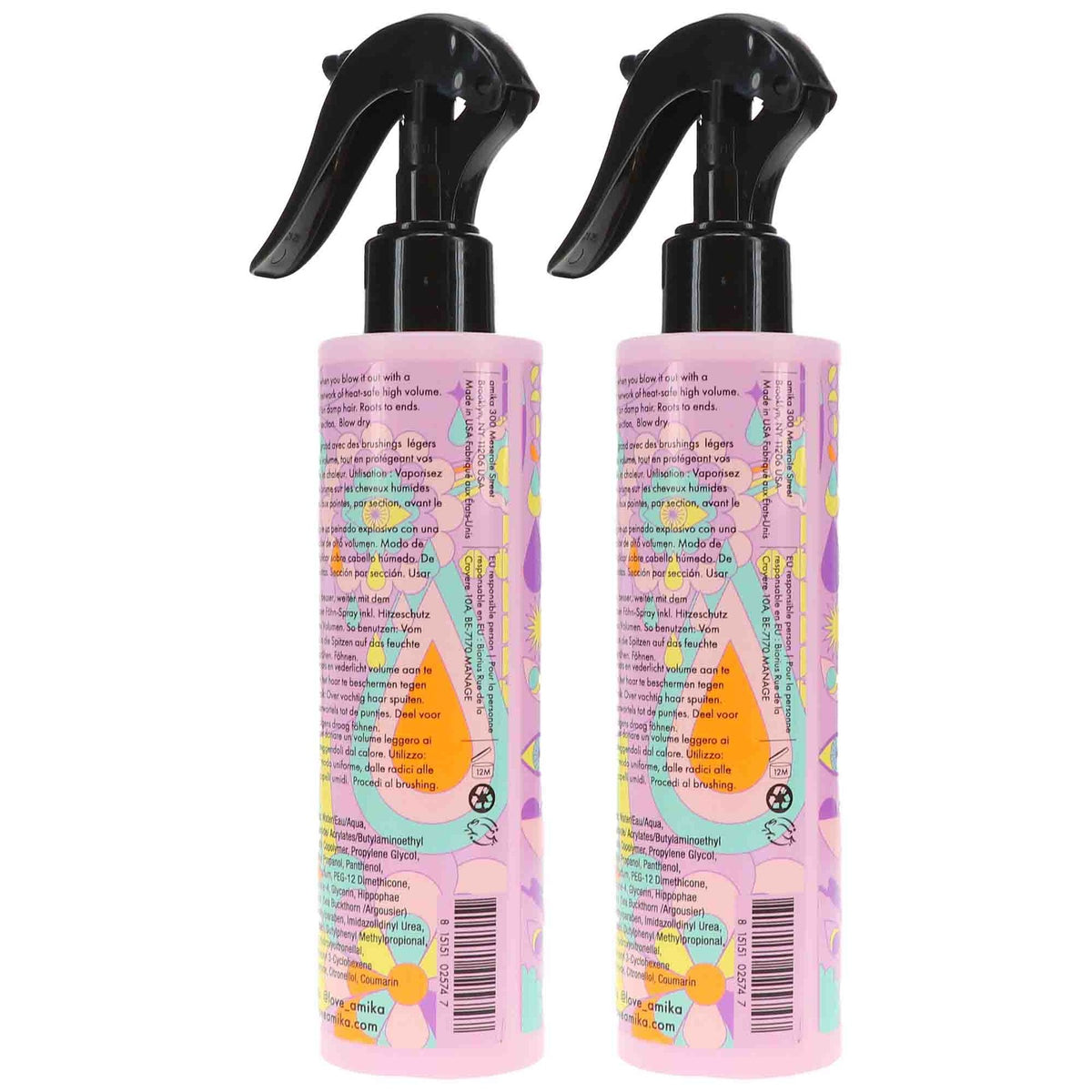 Hair Styling Spray for Volume & Shine - 6.7 oz 2-Pack