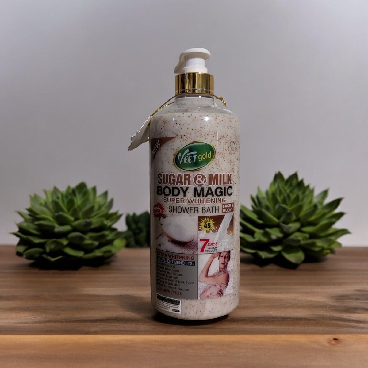 Whitening Body & Face Shower Gel with SPF 45 - 1000ml