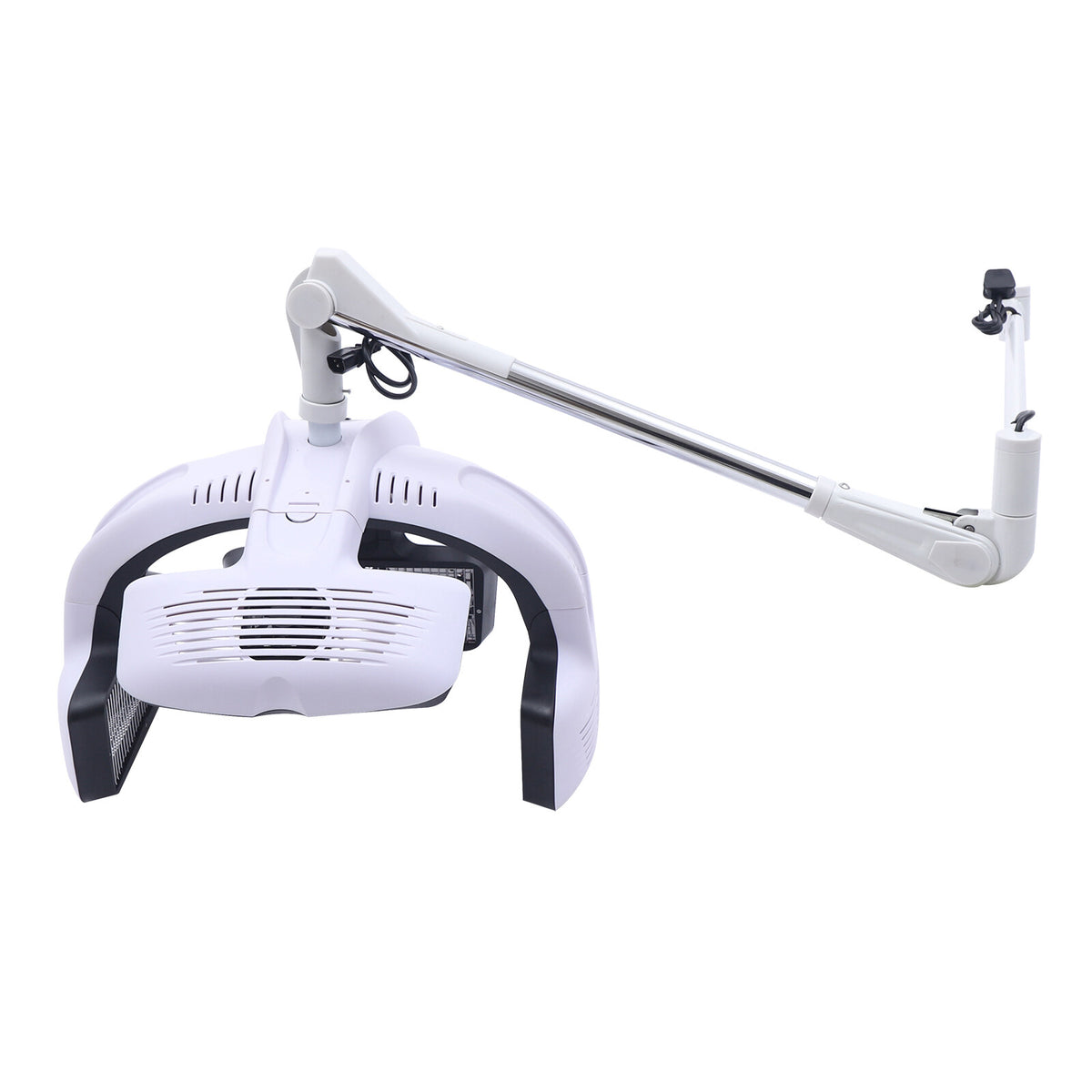 1250W Wall Mount Hair Dryer for Salons with Adjustable Swing Arm and LCD Display