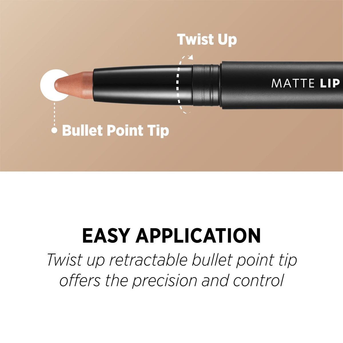 Matte Lip Crayon 04 Rosebay - Multi-Use Lip Liner & Lipstick