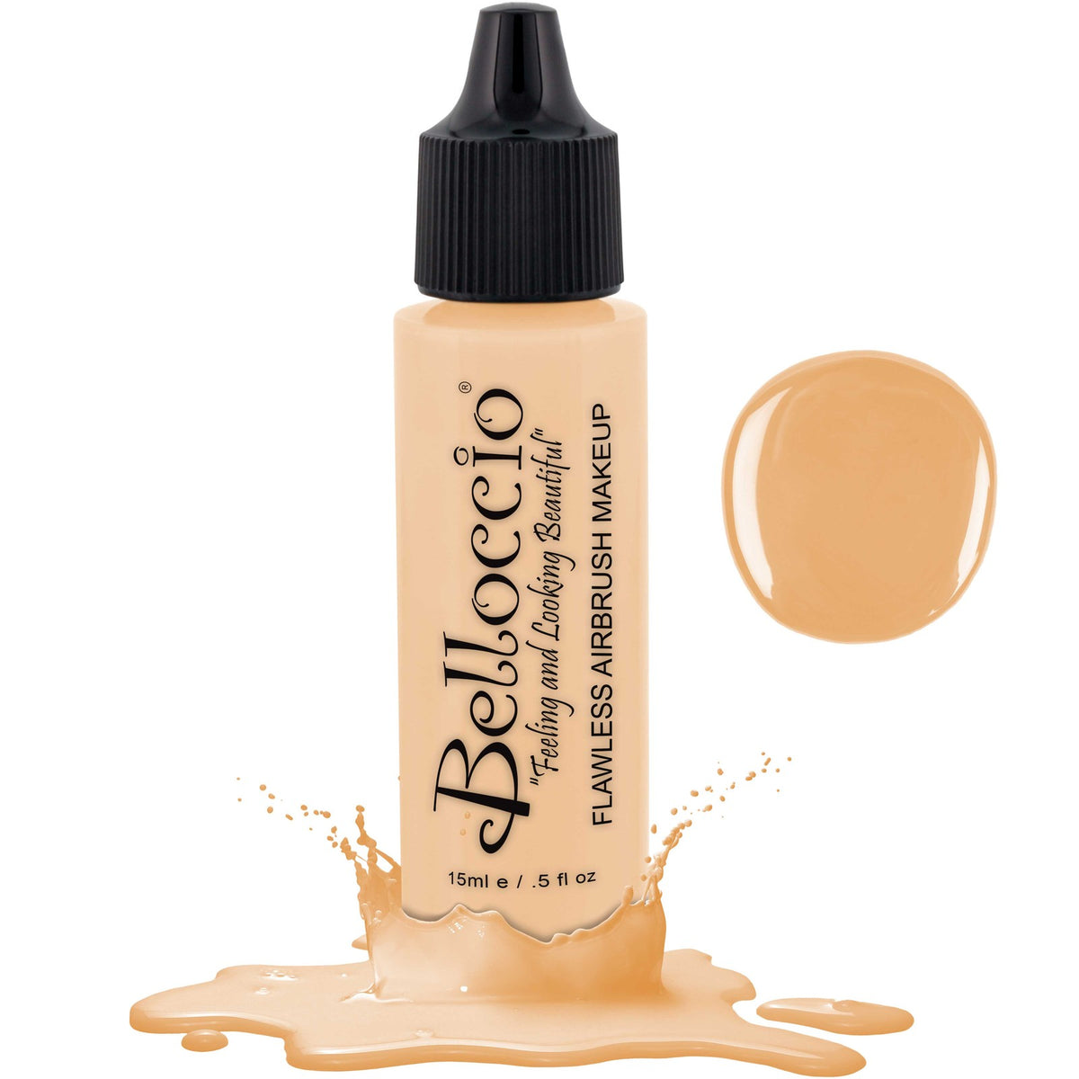Pro Airbrush Foundation Vanilla Shade - Flawless Face Makeup, Long-Lasting, Hypoallergenic