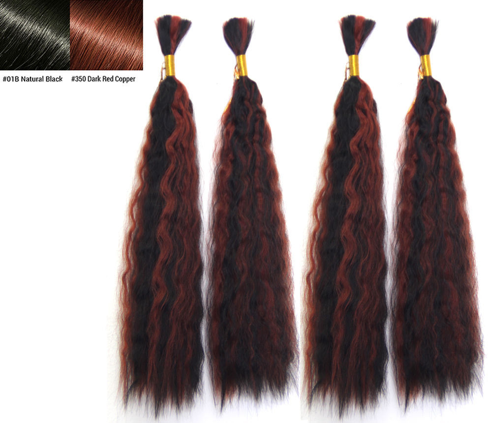 Box Braiding Hair Synthetic Wet & Wavy 18 Inch Pack of 2