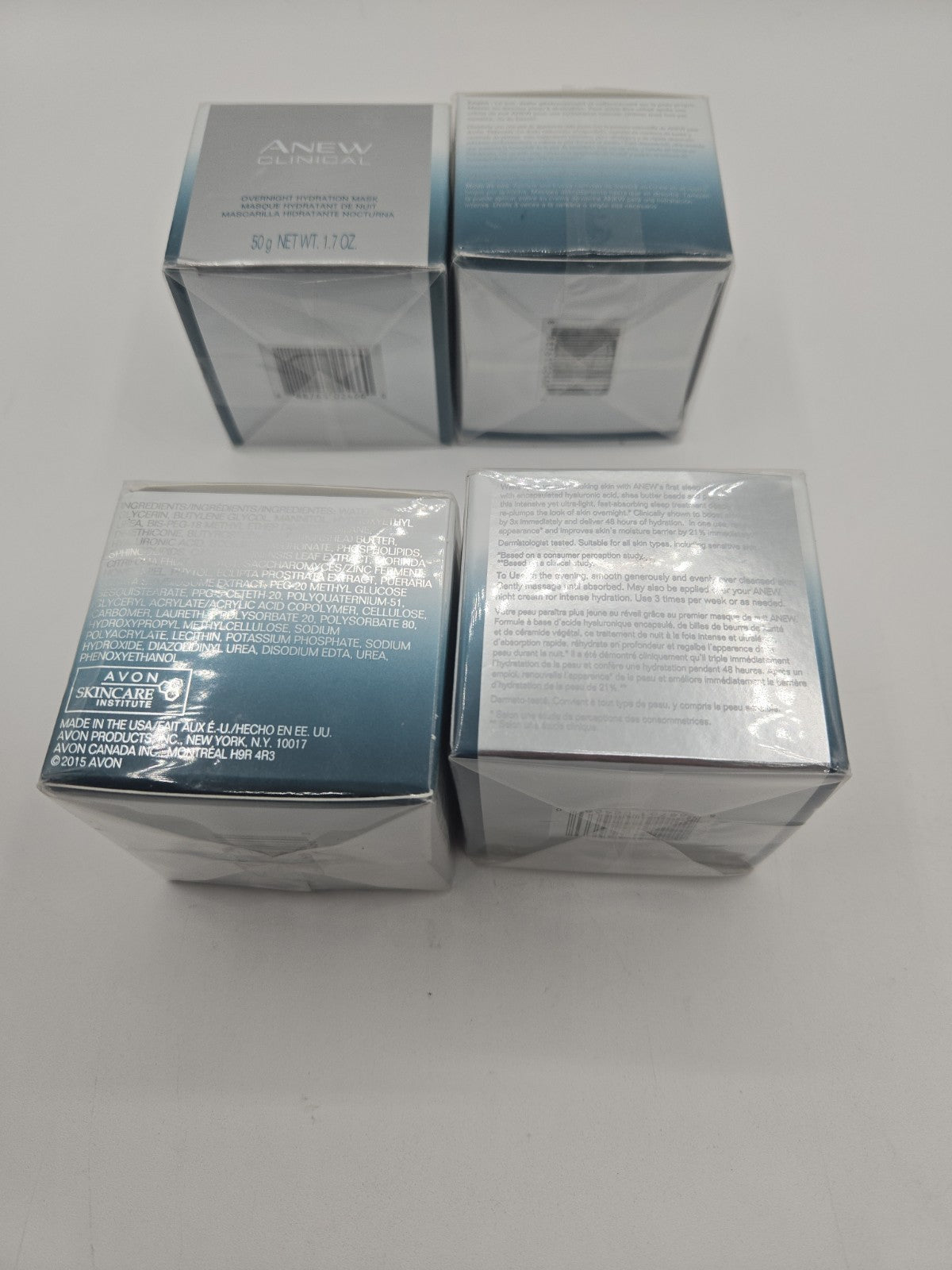 6 Pack Hydrating Overnight Face Masks - Skin Care Moisturizing Treatment