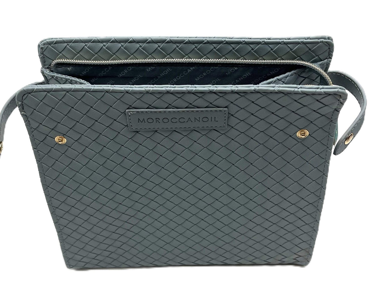 Vegan Leather Travel Toiletry Bag - Compact Organizer for Skincare & Beauty