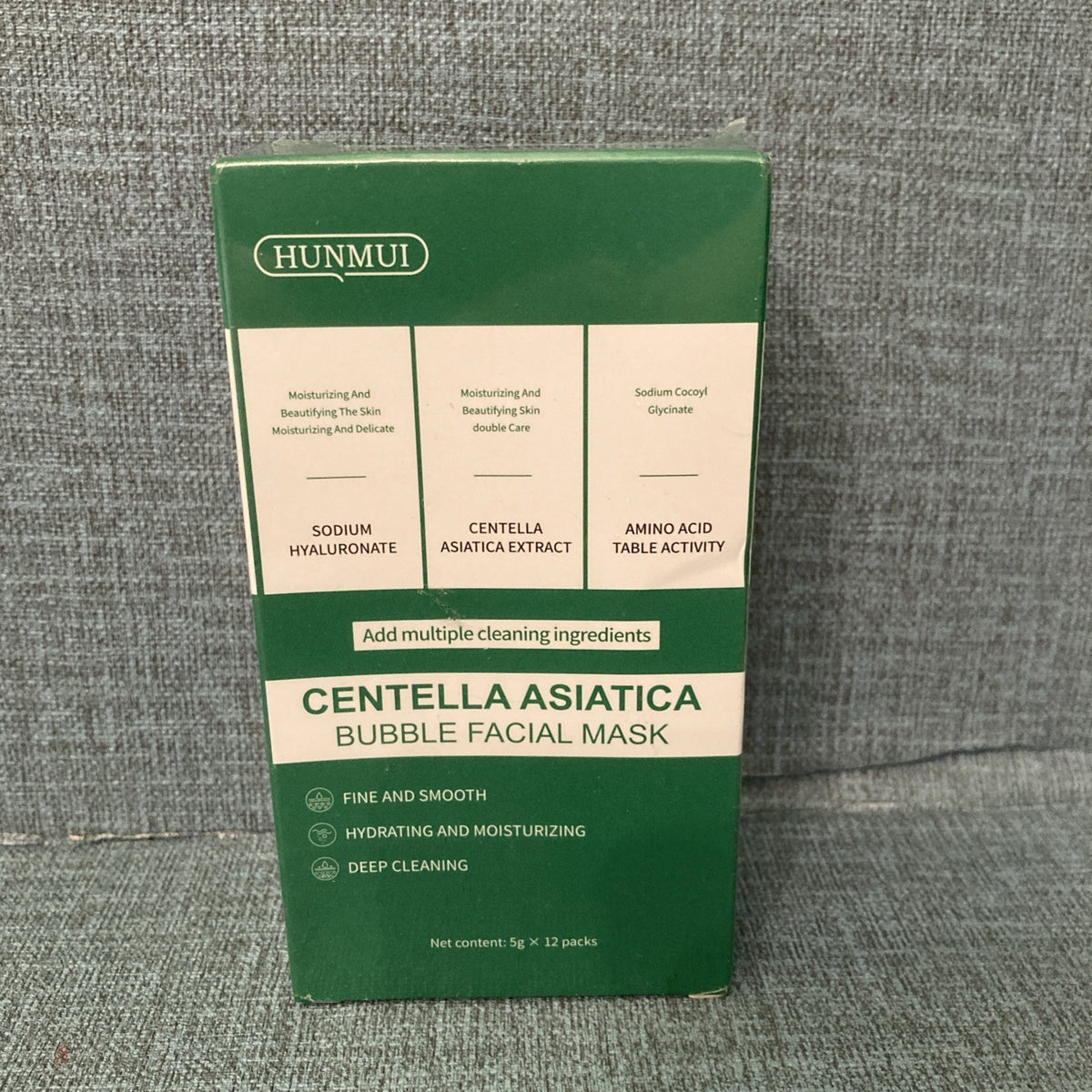 Centella Asiatica Bubble Facial Mask 12 Sheets