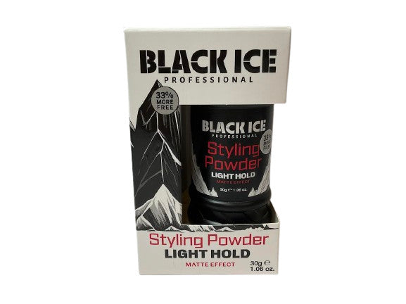 Black Ice Styling Powder Light Hold & Texturizing Hair Powder 30g