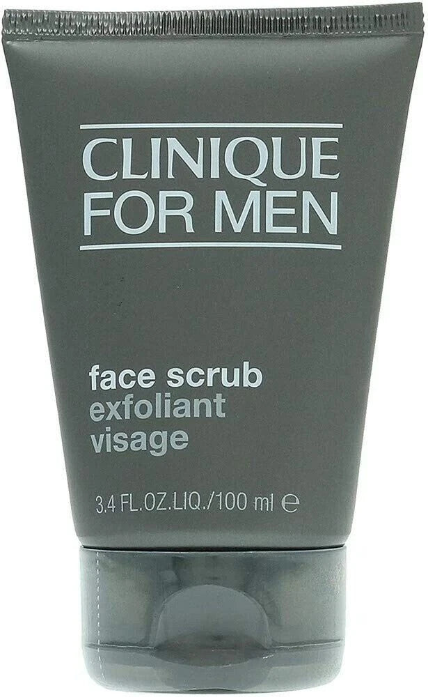 Clinique For Men Skin Care Face Scrub 3.4 Oz/100ml Full Size NEW
