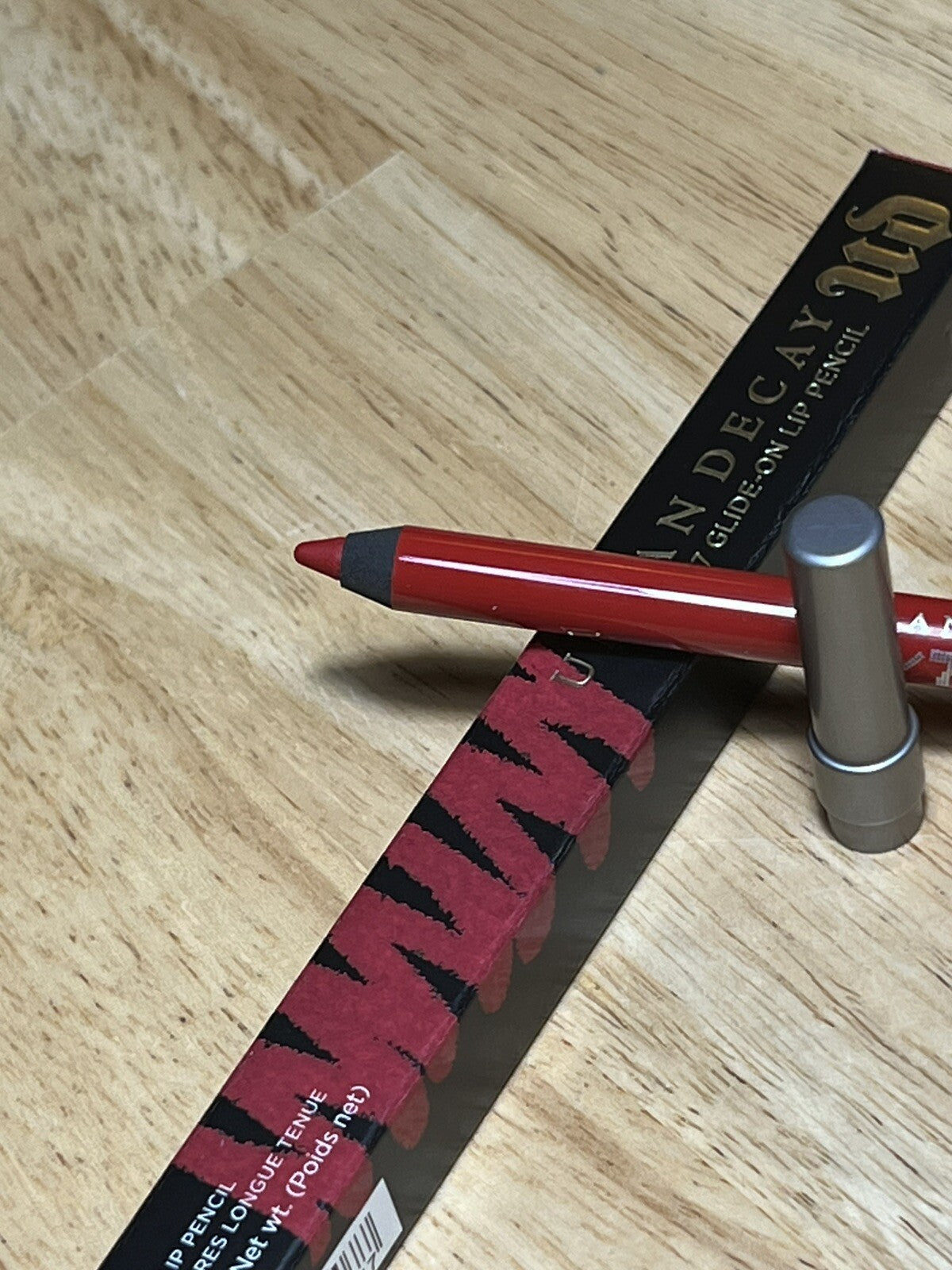 Lip Liner Pencil Long-Lasting Waterproof Bright Red 24/7 Glide-On