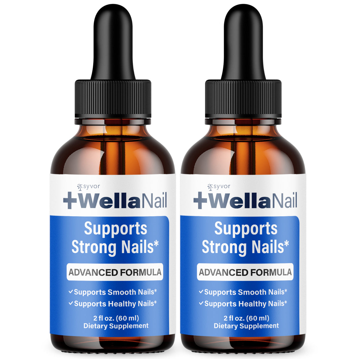 (2 Pack) WellaNail Drops Nail Support Formula Fungal & Healthy Growth Support