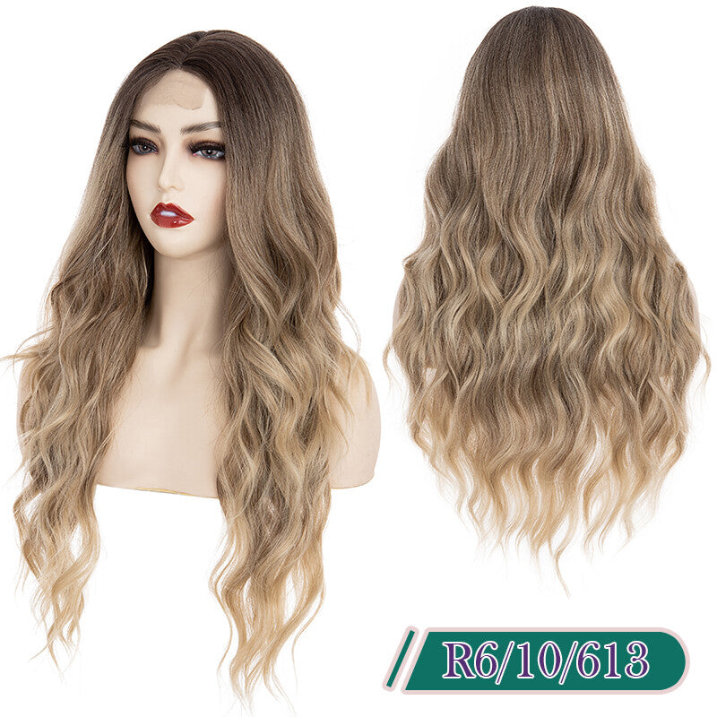 Long Ombre Wigs - Heat Resistant Synthetic Hair, Thick Full Wigs