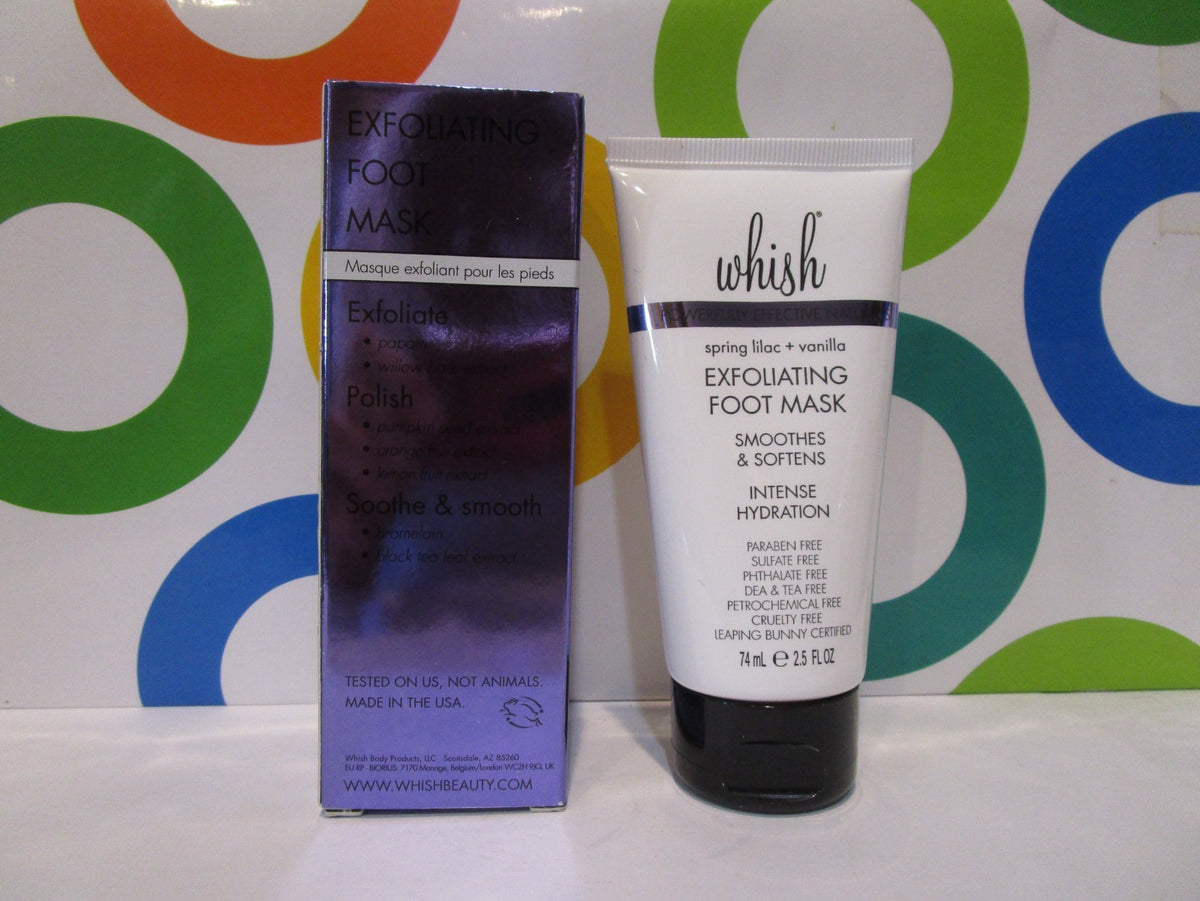 Exfoliating Foot Mask with Spring Lilac and Vanilla - 2.5 Oz