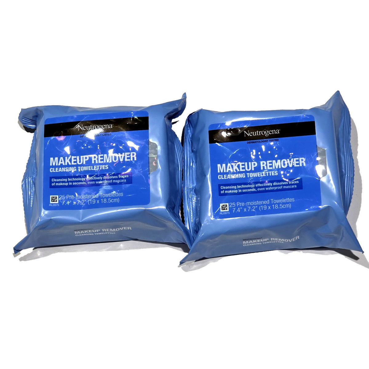 Neutrogena Makeup Remover Cleansing Towelettes - 2 Pack, Dissolves Makeup Traces