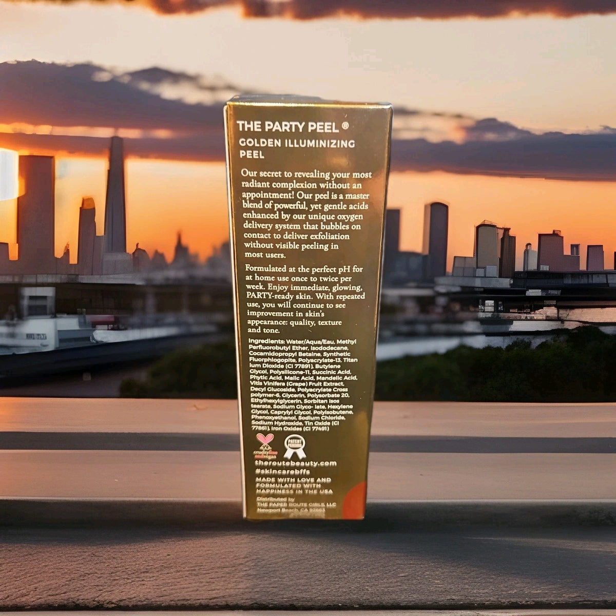 Golden Illuminizing Peel for Radiant Skin - 1 Fl Oz - At-Home Exfoliation
