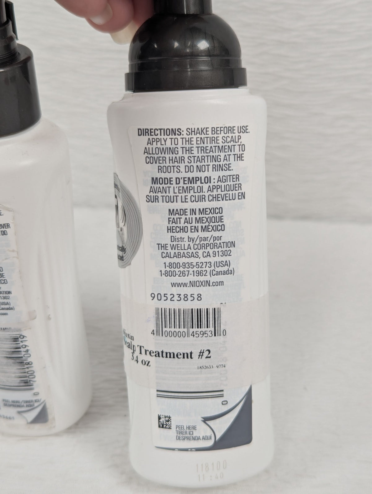 Nioxin #2 Scalp & Hair Treatment - 3.38 oz, 3 Pack