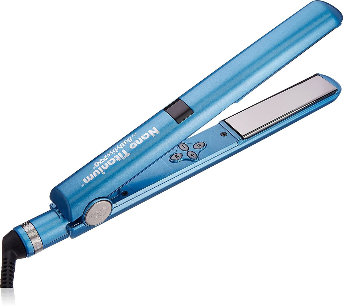 BabylissPRO Nano Titanium 1-Inch Digital Hair Straightener - New