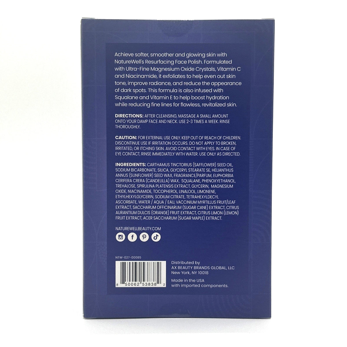 NatureWell Resurfacing Face Polish w/Vit C Niacinamide