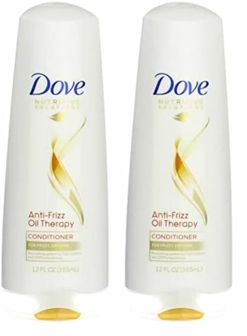 Anti-Frizz Hair Conditioner with Nutri-Oils for Dry, Frizzy Hair - 12 oz, Pack of 2
