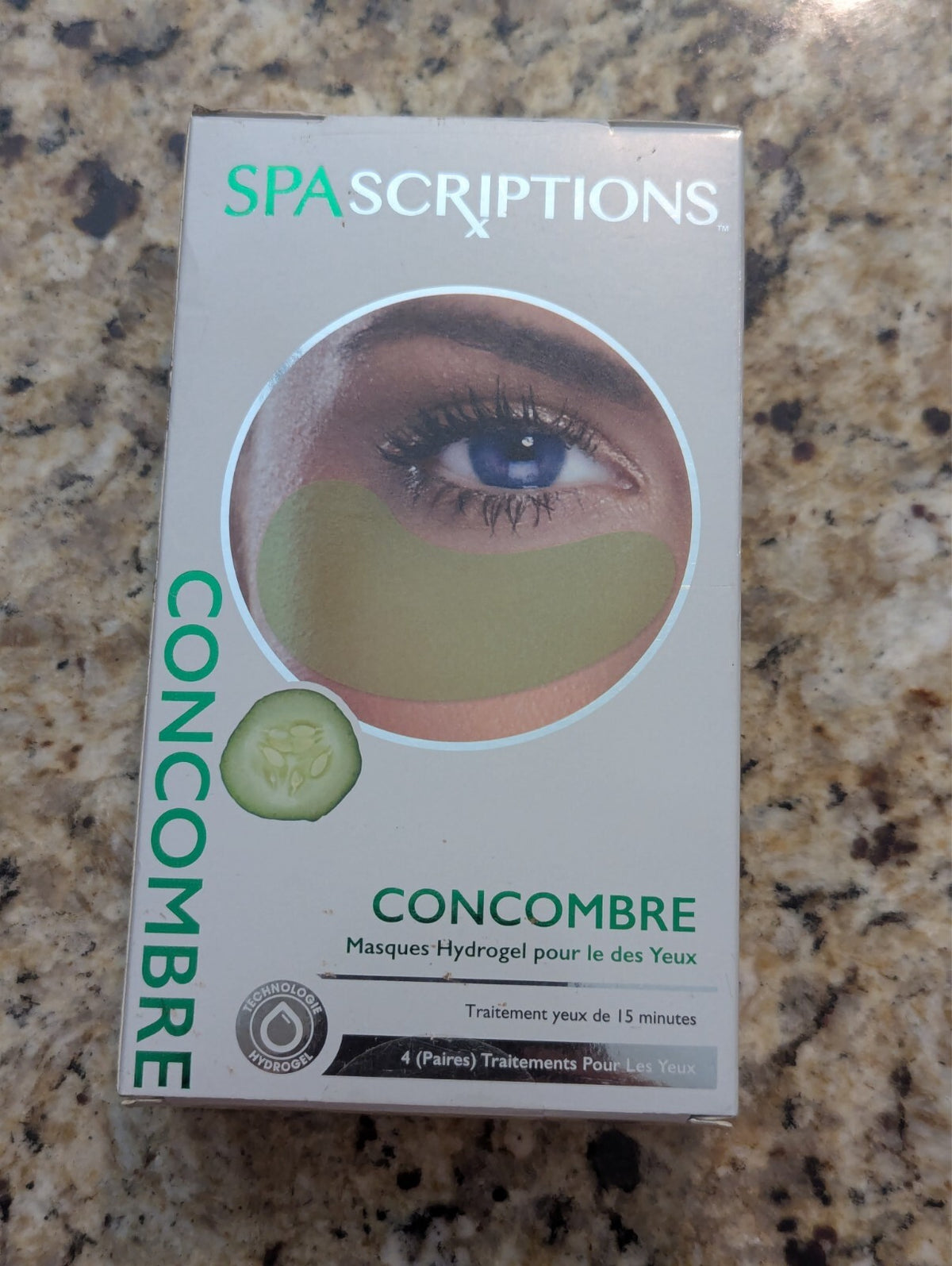 Cucumber Hydrogel Under-Eye Pads - 4 Pairs Eye Treatment for Dark Circles & Puffiness