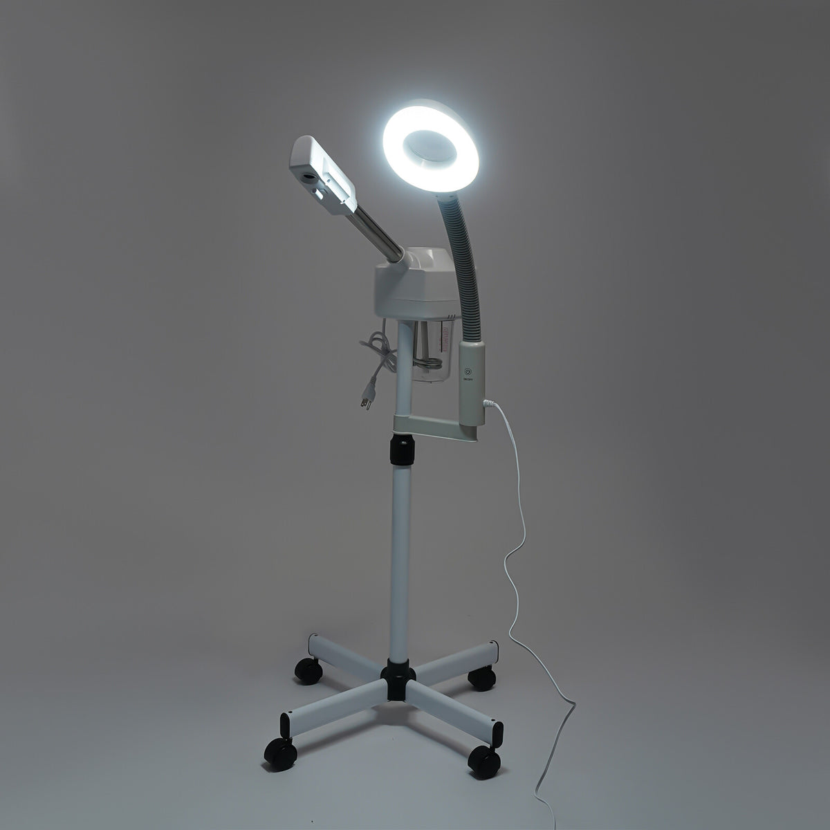 2-in-1 Facial Steamer with 5x Magnifying Lamp & Ozone