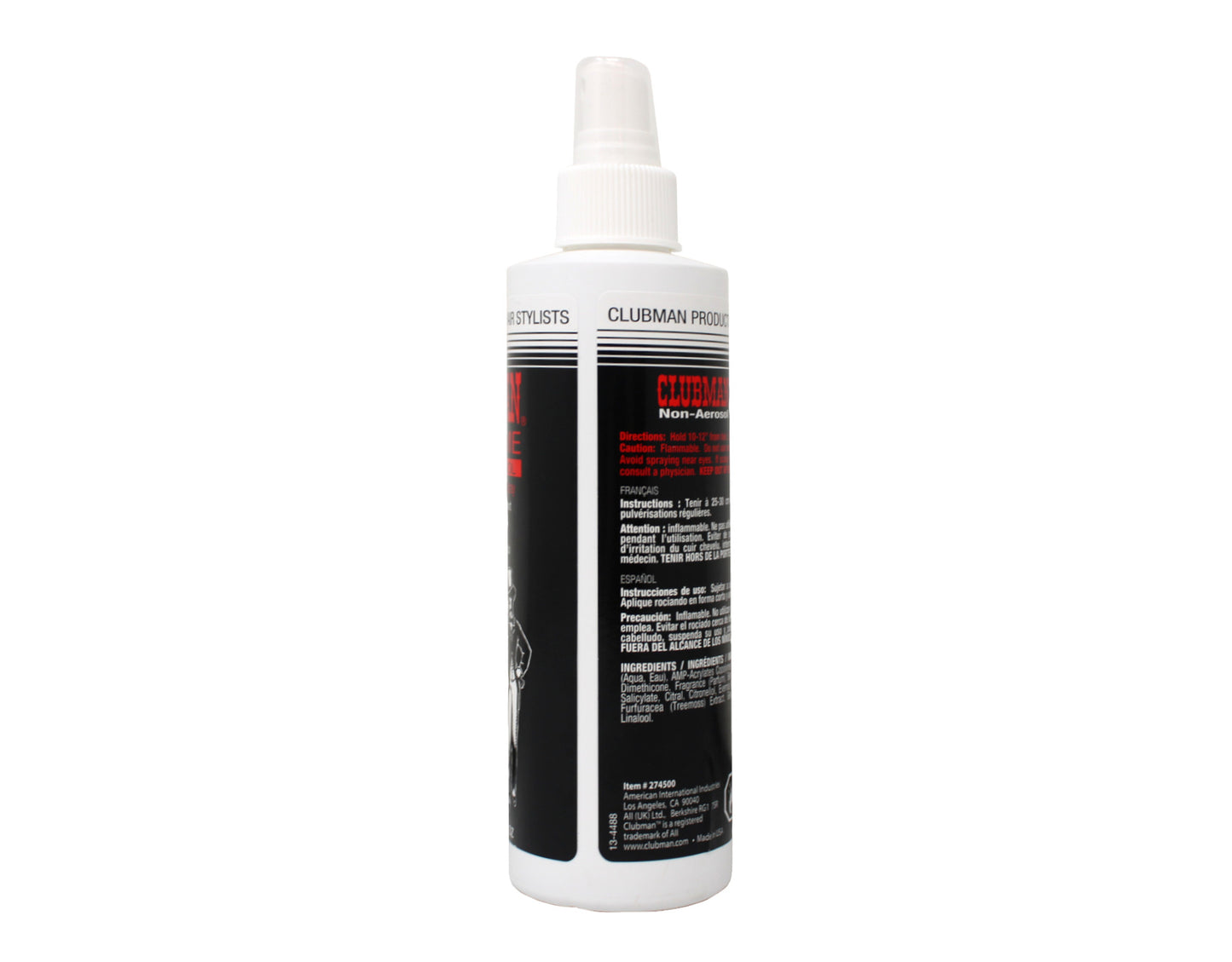 6 Pack Hair Spray 8oz Medium to Firm Hold Non-Aerosol Styling Spray