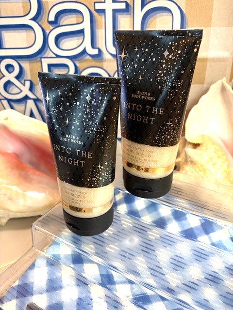 NEW! Bath & Body Works INTO THE NIGHT Foaming Sugar Scrub (7.4 oz) x