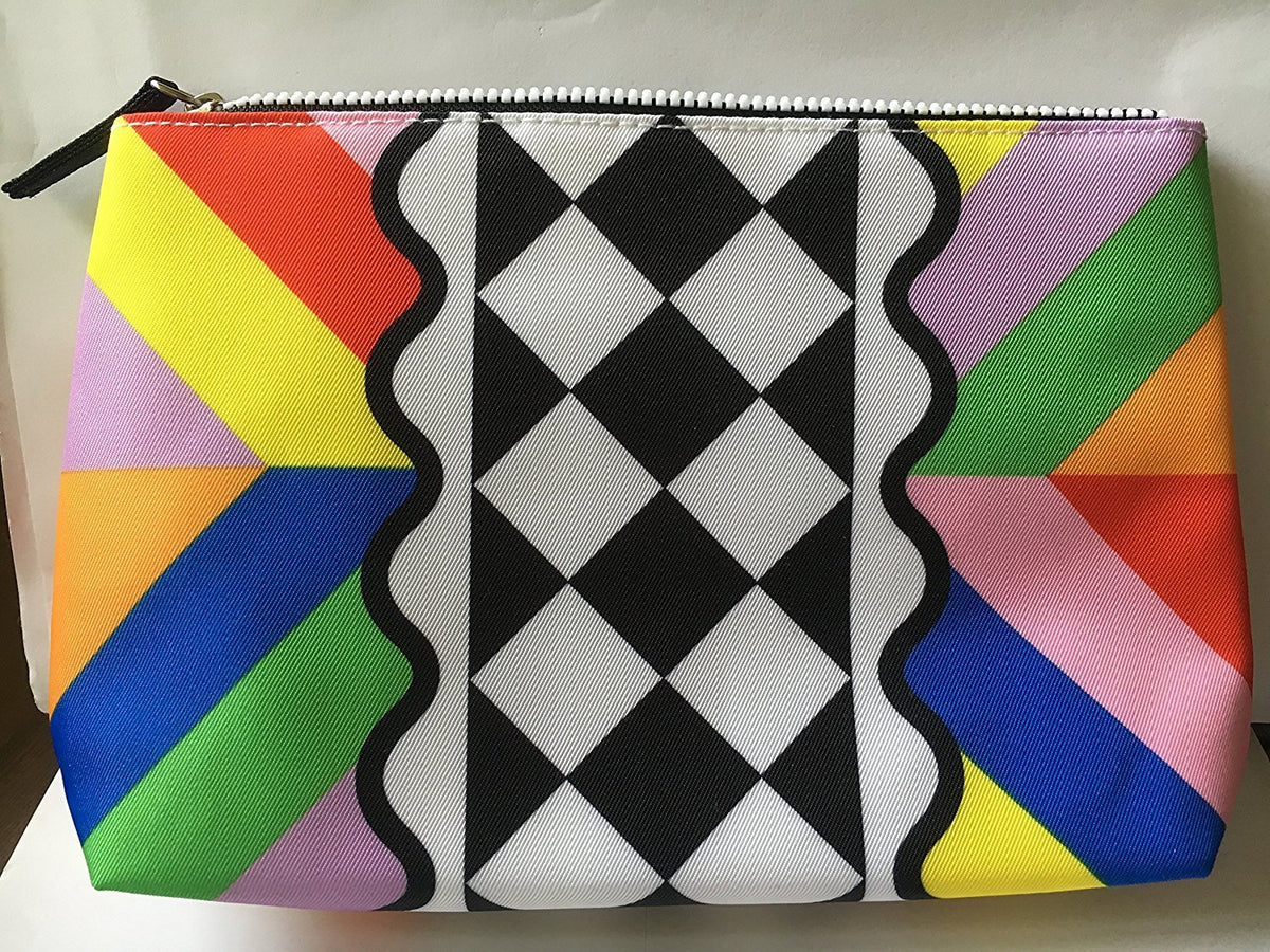 Clinique Multi-Colored Cosmetic Makeup Travel Bag - Compact & Stylish