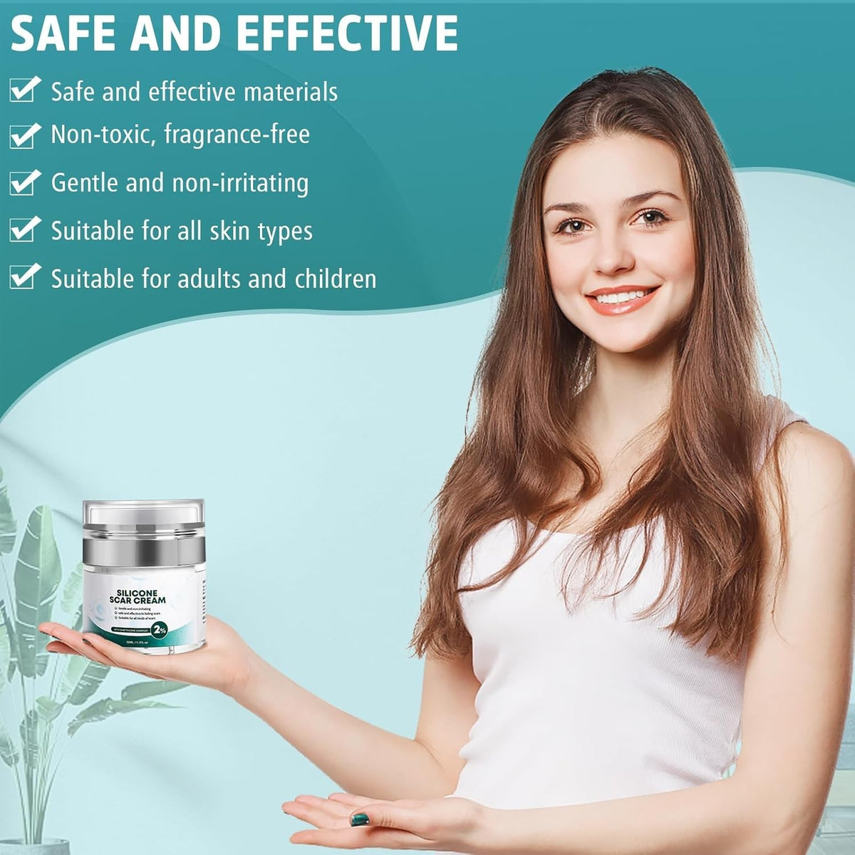 Silicone Scar Gel for Face & Body - Scar Removal & Skin Rejuvenation